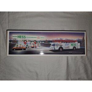 Vintage 1989 Hess Toy Fire Truck Collectible Never Played